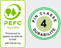 Bac à arbre ARMOR logo pefc pin classe 4 Bac à arbre ARMOR